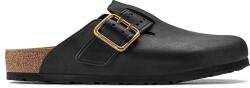 Birkenstock bőr papucs Boston Bold Gap fekete, férfi, 1022577 - fekete Férfi 46