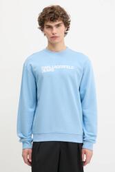 Karl Lagerfeld Jeans felső fekete, nyomott mintás, A1M20001 - kék M