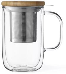 Viva Ceașcă de infuzor de ceai BALANCE 500 ml, cu pereți dubli, sticlă, Viva Scandinavia (VS75300)