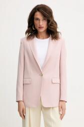 BOSS Orange zakó rózsaszín, sima, egysoros gombolású, 50545586 - rózsaszín 34