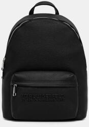 KARL LAGERFELD bőr hátizsák fekete, nagy, sima, A3M30174 - fekete Univerzális méret