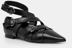 Pinko bőr balerina cipő Giani - fekete Női 40