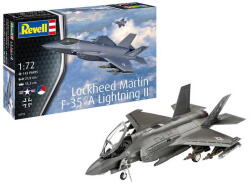 Revell Lockheed Martin F-35A Lightning II 1: 72 (03799) makett repülő (03799)