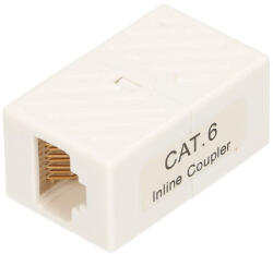 EXTRALINK CAT6 UTP, RJ45 csatlakozó doboz, fehér