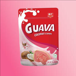 Chun Guang Guava Coconut candy guava és kókusz ízű cukorkák 78g - delfinbuvar