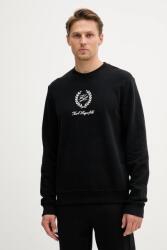 KARL LAGERFELD pamut melegítőfelső - fekete S - answear - 44 990 Ft