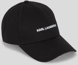 Karl Lagerfeld pamut baseball sapka - fekete Univerzális méret - answear - 16 590 Ft