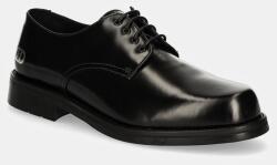 Karl Lagerfeld bőr félcipő KRAFTMAN fekete, férfi, KL11424 - fekete Férfi 45