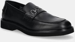 Karl Lagerfeld bőr mokaszin NEIL fekete, férfi, KL16114 - fekete Férfi 44