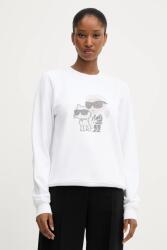 KARL LAGERFELD felső fehér, nyomott mintás, A3W20069 - fehér M