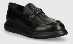 Karl Lagerfeld bőr mokaszin GRANBY - fekete Férfi 45