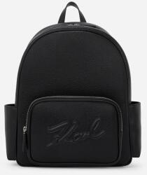 KARL LAGERFELD hátizsák fekete, női, nagy, sima, A2W30124 - fekete Univerzális méret
