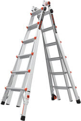 Little Giant Ladder Телескопична алуминиева стълба Little Giant Leveler M26, 4x6 стъпала (16526EN-801)