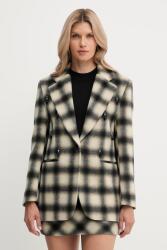 Liu Jo blézer gyapjú keverékből - bézs 34