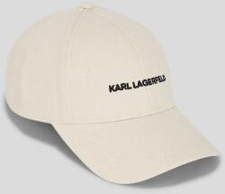 Karl Lagerfeld pamut baseball sapka - bézs Univerzális méret - answear - 16 590 Ft