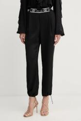 Liu Jo nadrág fekete, magas derekú egyenes, TF5192. T004A - fekete M