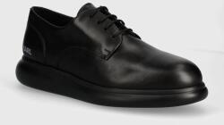 Karl Lagerfeld bőr félcipő GRANBY fekete, férfi, KL22330 - fekete Férfi 46 - answear - 95 990 Ft