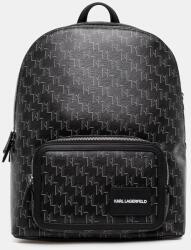 KARL LAGERFELD hátizsák sötétkék, nagy, mintás, A1W30188 - fekete Univerzális méret
