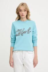 KARL LAGERFELD felső türkiz, nyomott mintás, A3W20010 - türkiz M