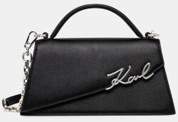 Karl Lagerfeld bőr táska K/SIGNATURE - fekete Univerzális méret - answear - 86 990 Ft