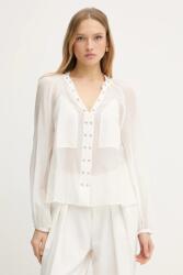 PINKO felső selyemkeverékből fehér, sima, 105281 A2M7 - fehér M/L