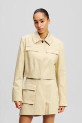Karl Lagerfeld rövid kabát - bézs 36 - answear - 80 990 Ft