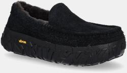 Ugg velúr mokaszin Ascot Wrap Tech fekete, férfi, 1167670-BLK - fekete Férfi 43