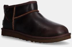 Ugg bőr hótaposó Classic Ultra Mini Lthr Regen barna, 1158191-IWD - barna Férfi 46