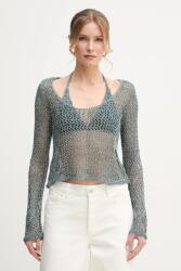 PINKO felső zöld, női, nyomott mintás, 104749 A2FB - türkiz M