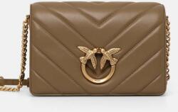 Pinko bőr táska - barna Univerzális méret - answear - 103 990 Ft