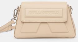 Karl Lagerfeld bőr táska - bézs Univerzális méret - answear - 77 990 Ft