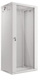 Lanberg 19" 27U Falra szerelhető Rackszekrény Grey (WF01-6427-10S) - pcland