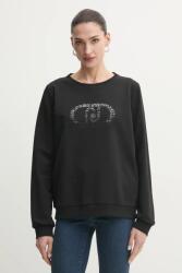 LIU JO felső fekete, női, nyomott mintás, TA5168 FS090 - fekete M