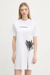 Karl Lagerfeld Jeans pamut ruha - fehér S - answear - 33 390 Ft