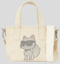 Karl Lagerfeld pamut táska - bézs Univerzális méret - answear - 20 990 Ft