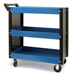 Wiltec Műhelykocsi 3 szintes, fogantyúval, műanyag gumikkal és fékekkel 62316