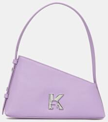 Karl Lagerfeld Jeans bőr táska - lila Univerzális méret