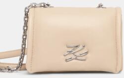 Karl Lagerfeld bőr táska - bézs Univerzális méret - answear - 82 990 Ft