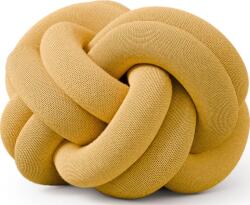 Design House Stockholm Pernă decorativă Knot, galbenă (2351-2000)
