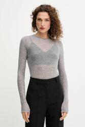 PINKO vászon pulóver - szürke L