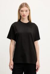 HUGO pamut póló fekete, 50550901 - fekete L