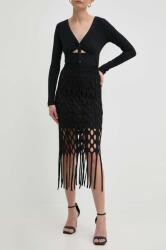 Pinko szoknya fekete, maxi, ceruza fazonú, 103466 Y7ZX - fekete XS