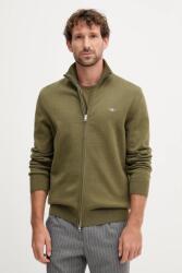 Gant pamut kardigán sötétkék - zöld XXXL