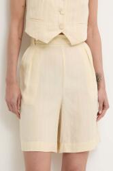 Liu Jo vászonkeverék rövidnadrág - bézs 40