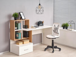  Íróasztal Houston 826 (Fehér + Arany tölgy)