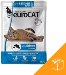 Euro Pet Euro Cat Pouch Alutasakos Macskaeledel (Lazac) - 24x85 g