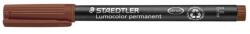 STAEDTLER Alkoholos marker, OHP, 0, 6 mm, STAEDTLER "Lumocolor® 318 F", barna (TS3187) - tintasziget
