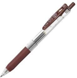 Zebra Zseléstoll, 0, 33 mm, nyomógombos, ZEBRA "Sarasa Clip", barna (TZ35136) - tintasziget