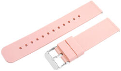  Műanyag okosóra szíj, gyorskioldós, púder színű, normál hossz, 20mm (9333-0)