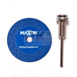 Diatech MAXON MINI gyémánttárcsa 50x0, 6×8×3 mm, + tengely (MDS050-A30) (MDS050-A30)